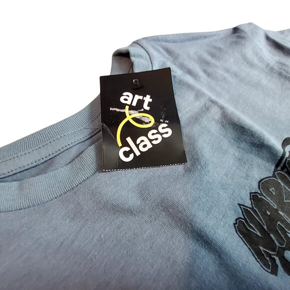 Naruto Blue Crew Neck T-Shirt S(6/7) By Art Class Official Naruto graphic logo - Picture 5 of 7